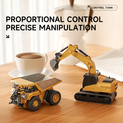 🚜 1:64 Premium Alloy Mini RC Construction Set