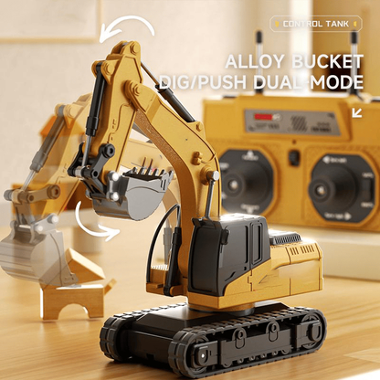 🚜 1:64 Premium Alloy Mini RC Construction Set