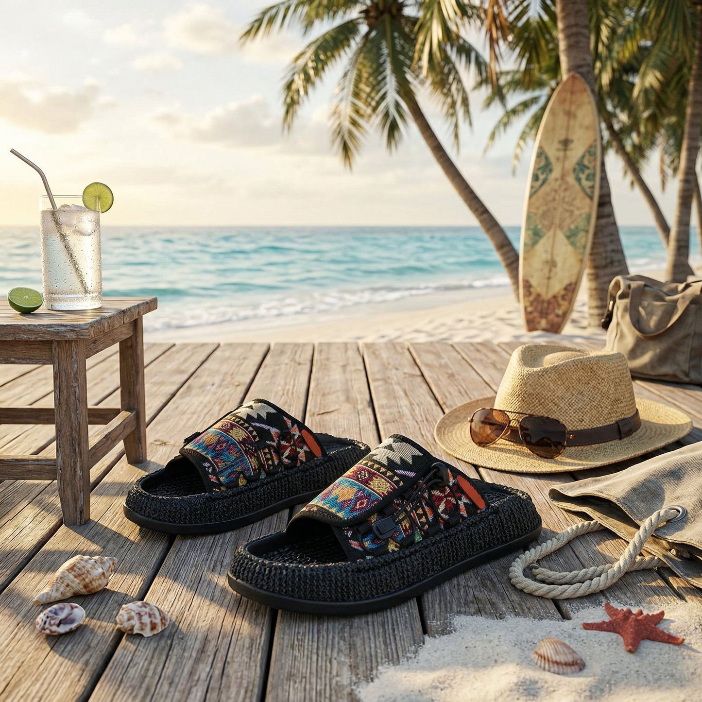 🌴All-Day Comfort Slides – Perfect for Beach, Travel & Everyday Wear🔥