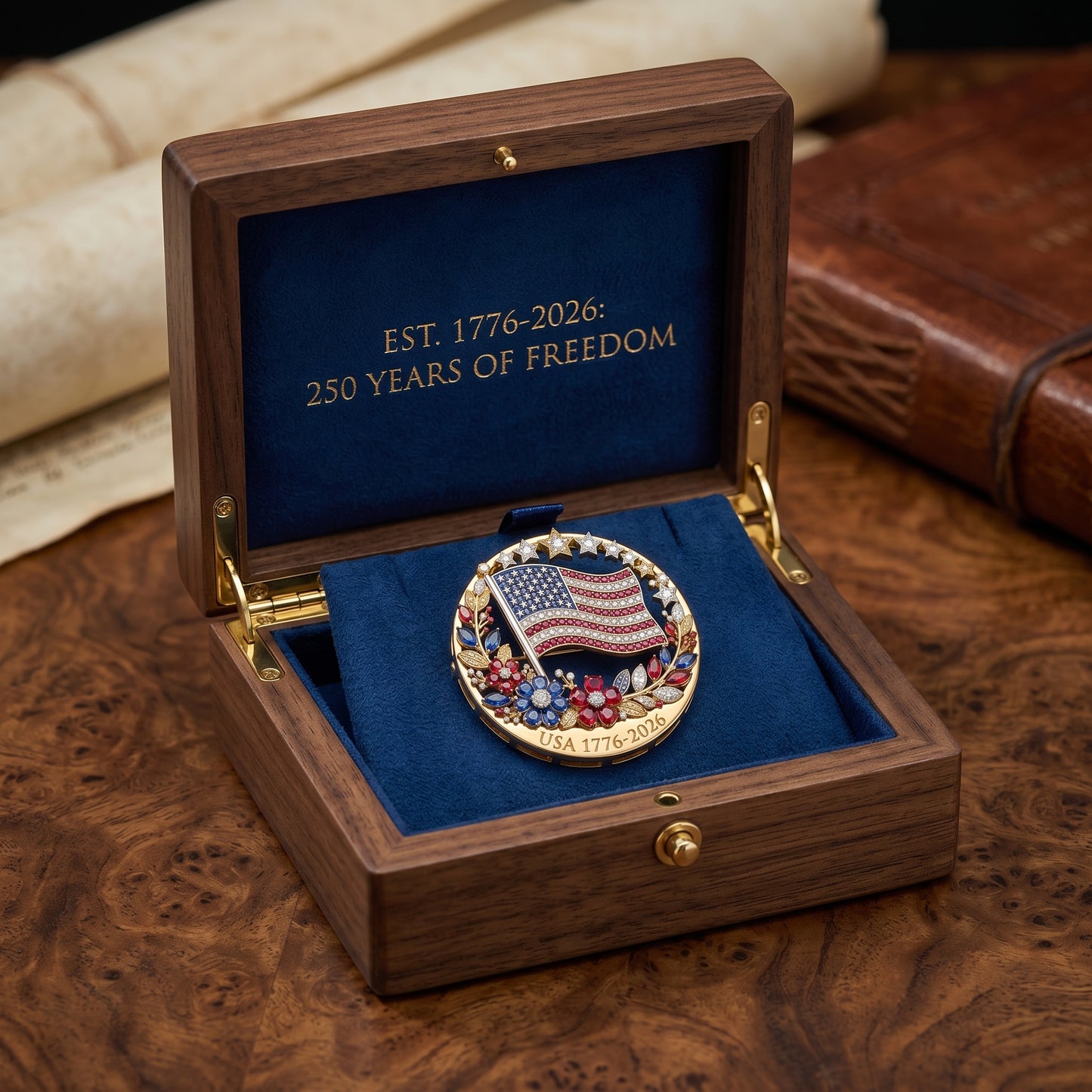[50% OFF TODAY] US 250th Anniversary Commemorative Enamel Pin