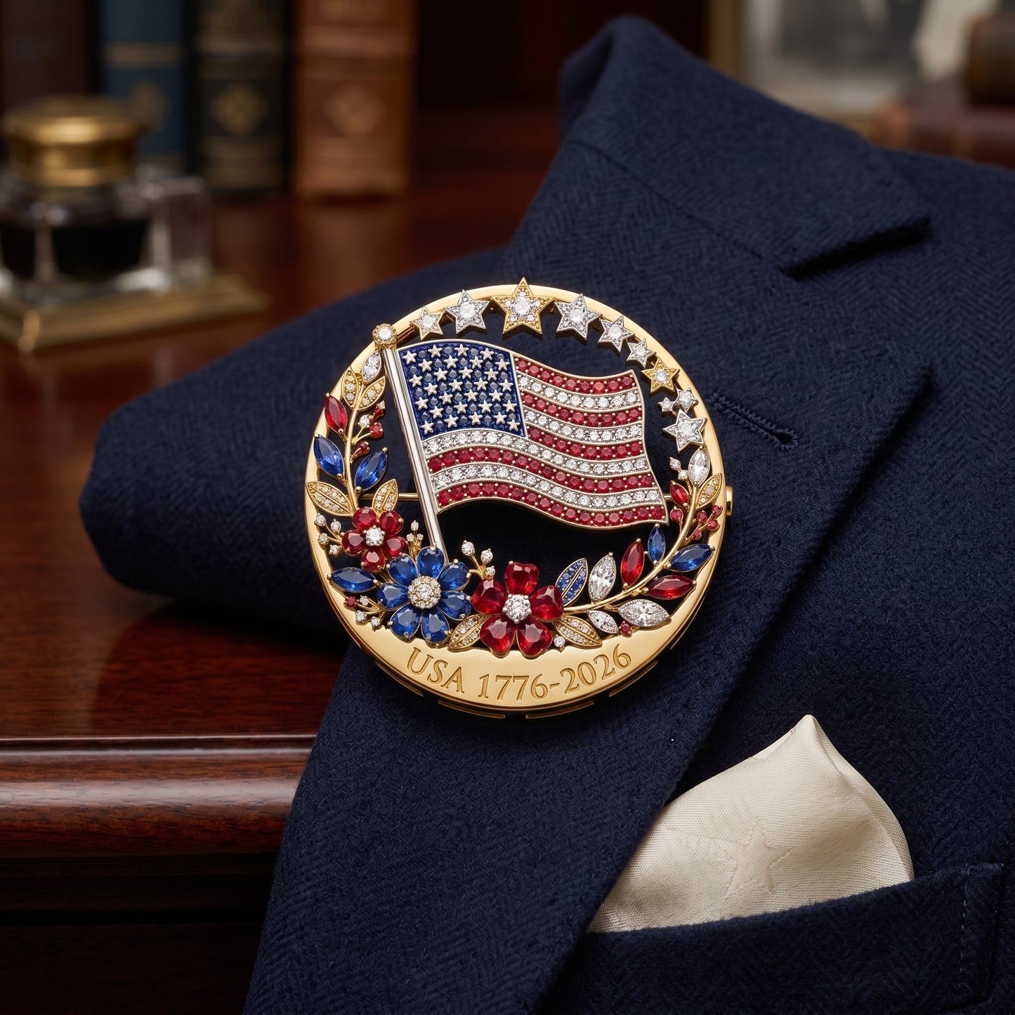 [50% OFF TODAY] US 250th Anniversary Commemorative Enamel Pin