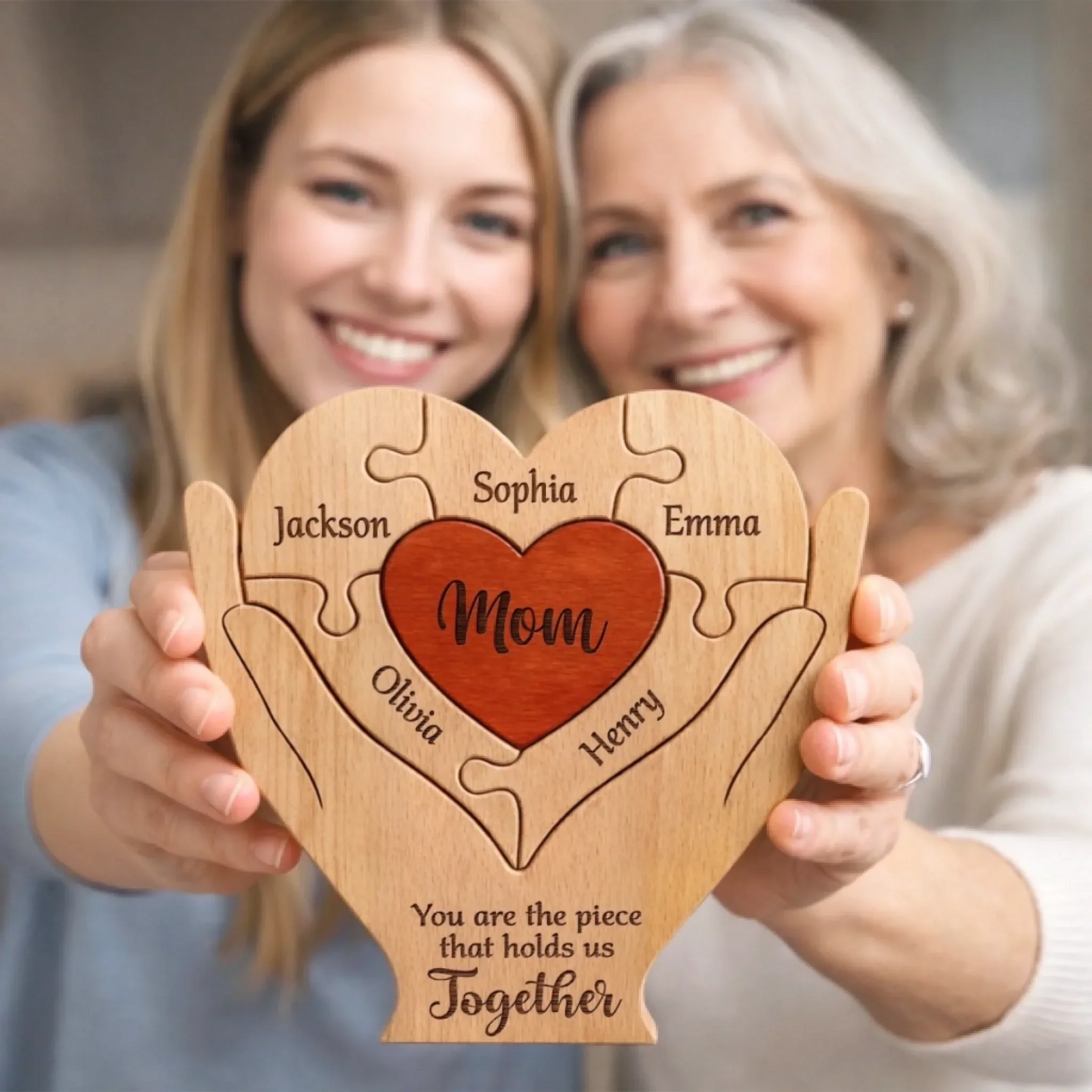 Personalized Mother's Day Birthday Gifts For Mom, Grandma - Mom Love Never Fades