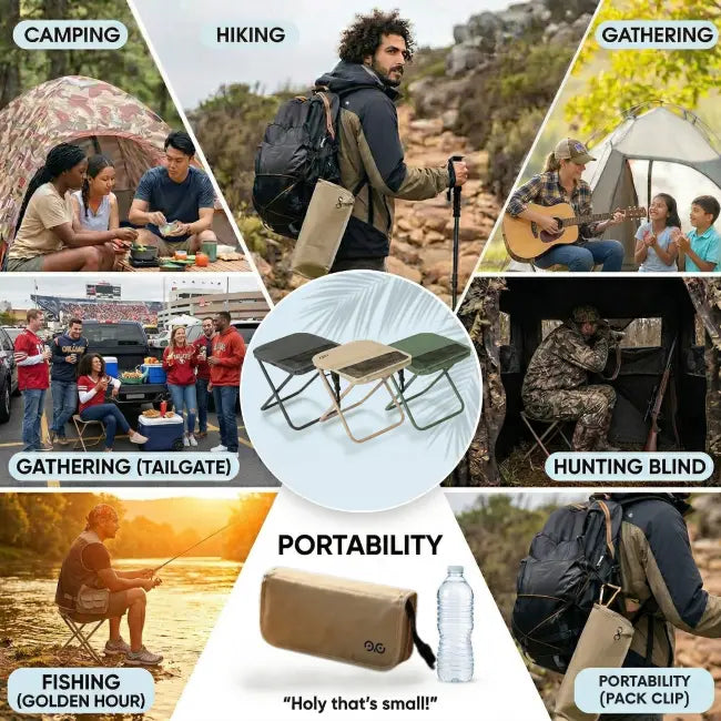 Portable Seat for Anywhere Life Takes You