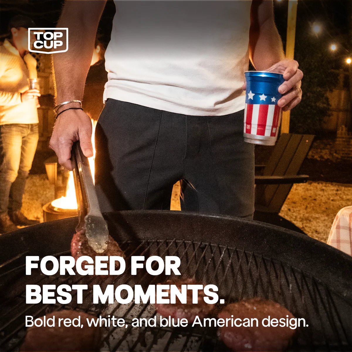 🇺🇸✨ 250th Anniversary Patriotic Aluminum Party Cups – Reusable Red, White & Blue Celebration Tumblers 🎆🥤