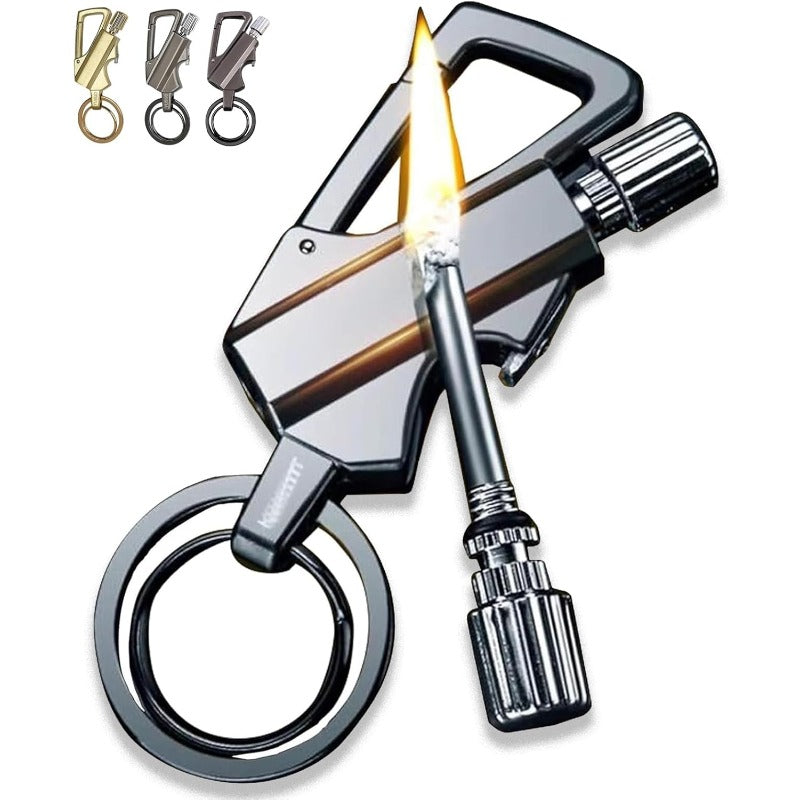 FlareGrip 3-in-1 Kerosene Match Keychain