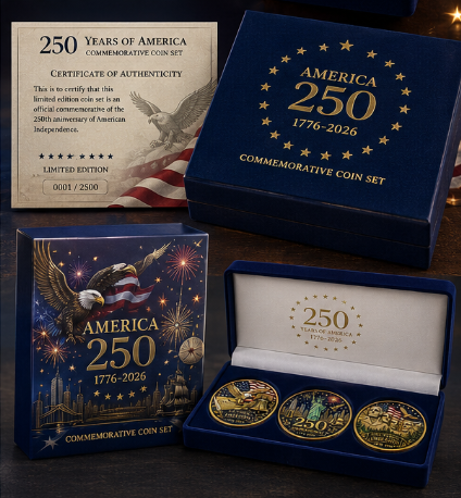 🔥Last Day 50% OFF🔥250 Years of Freedom Veteran Tribute Coin