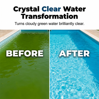 🥳2026 HOT SALE🥳💞50K+ SOLD!💧🛡️ 50% OFF! Pool Chlorinator Tablets – Overnight transformation from green to clear. Slow-dissolving, low maintenance. Gentle on skin & eyes. Your pool’s best friend. 🏖️✅